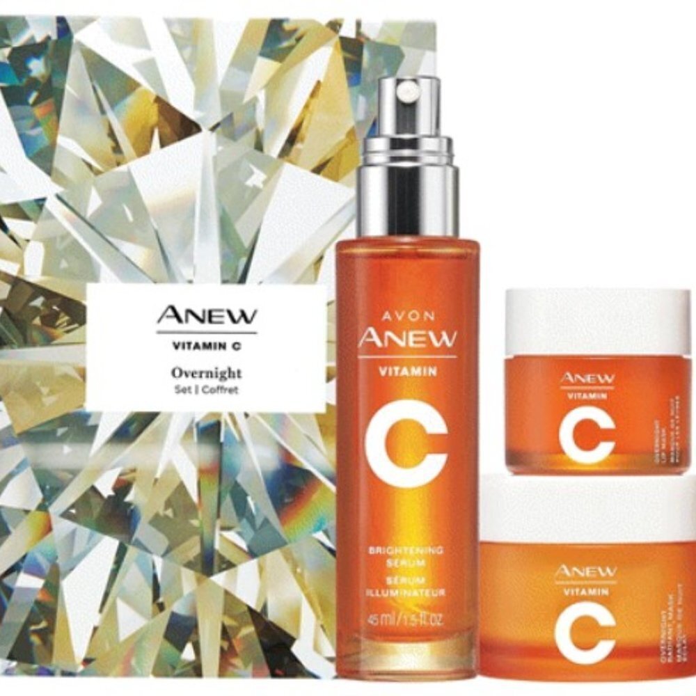 Avon Anew Vitamin C Overnight Set